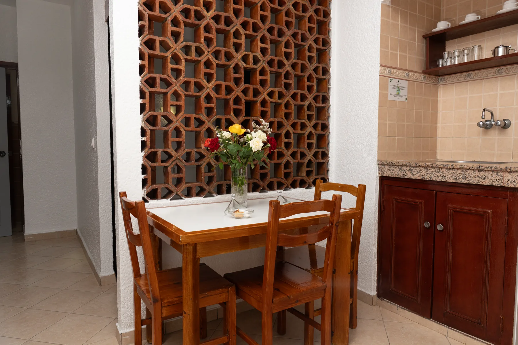 Kitchenette du Studio Quadruple