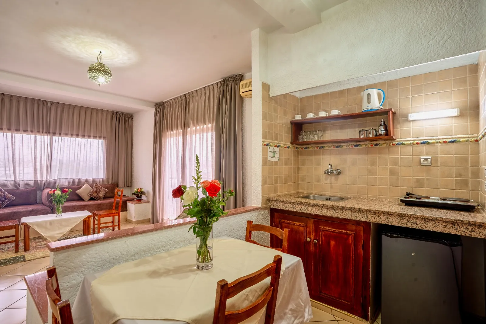 Kitchenette du Studio Quadruple