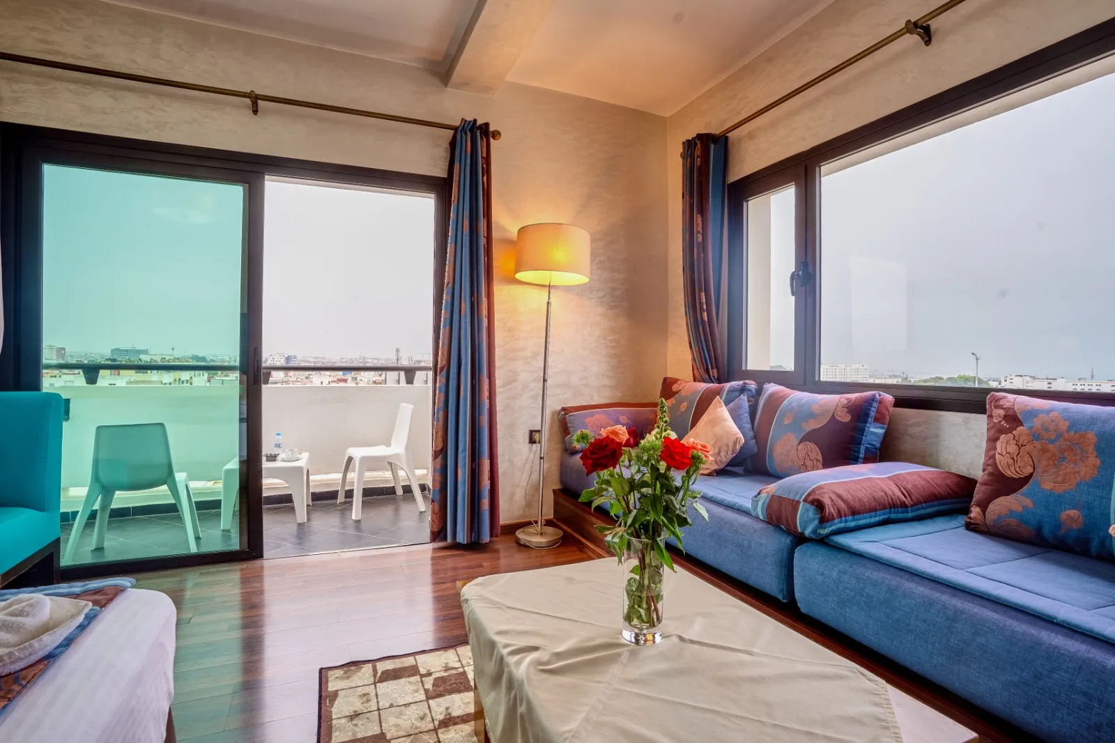 Salon et balcon du Studio supérieur